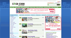 Desktop Screenshot of casacuba.hotelxinternet.com