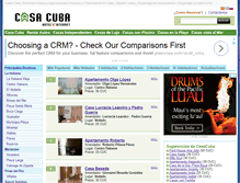 Tablet Screenshot of casacuba.hotelxinternet.com